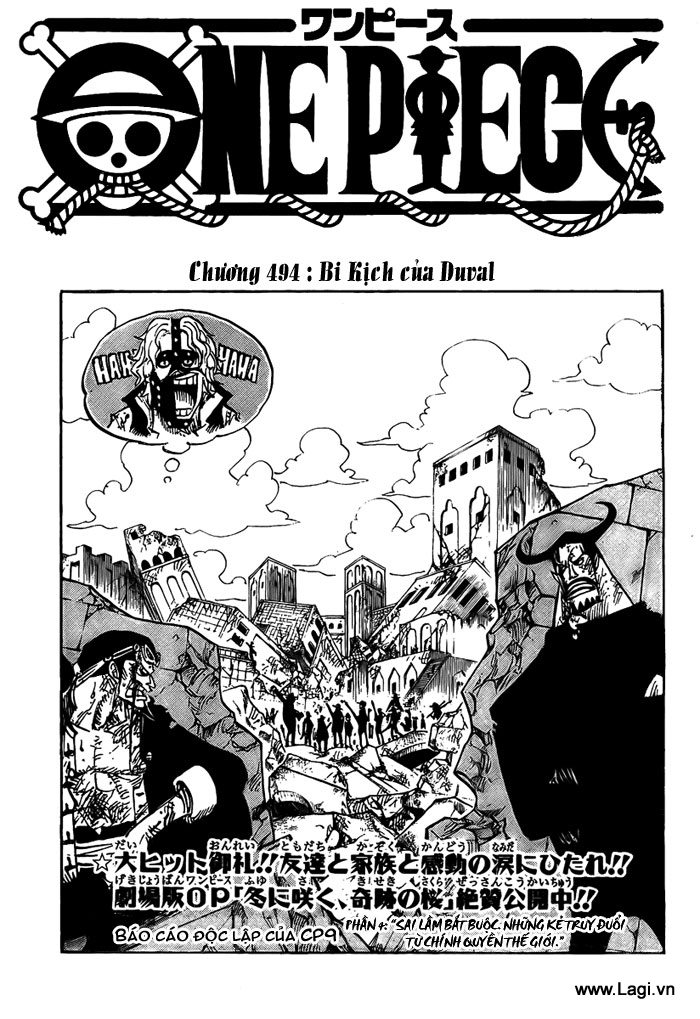One Piece - Đảo Hải Tặc Chapter 494 - Image 1