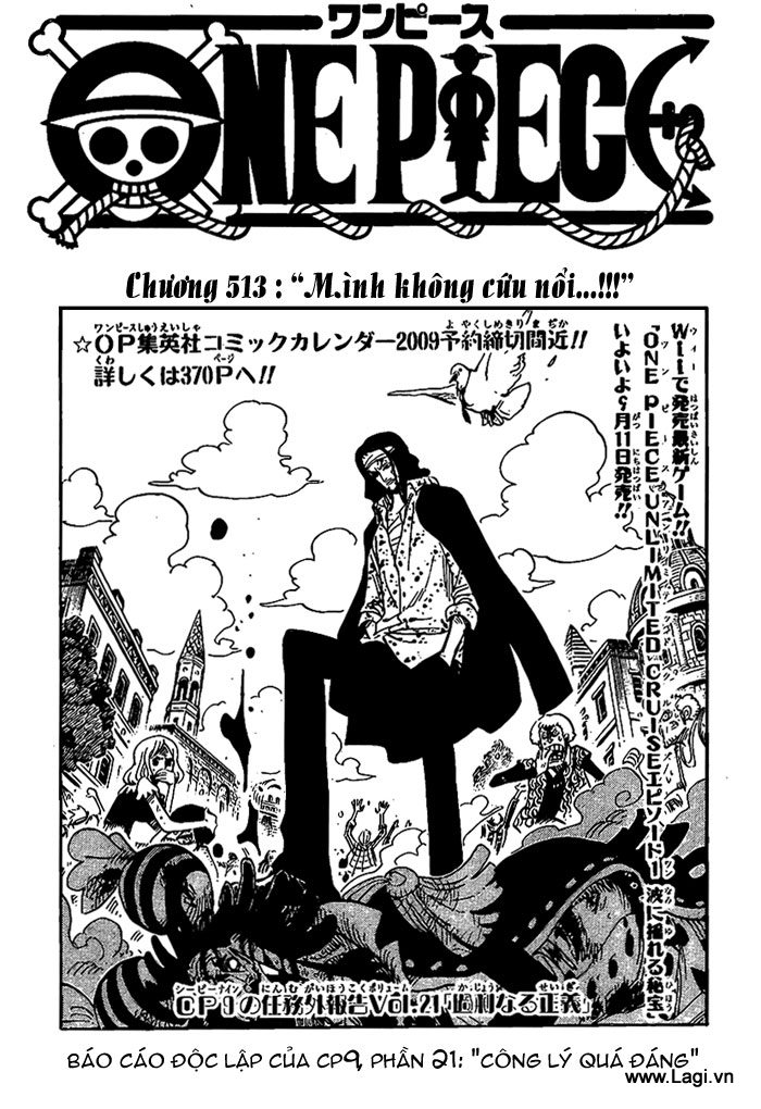 One Piece - Đảo Hải Tặc Chapter 513 - Image 1