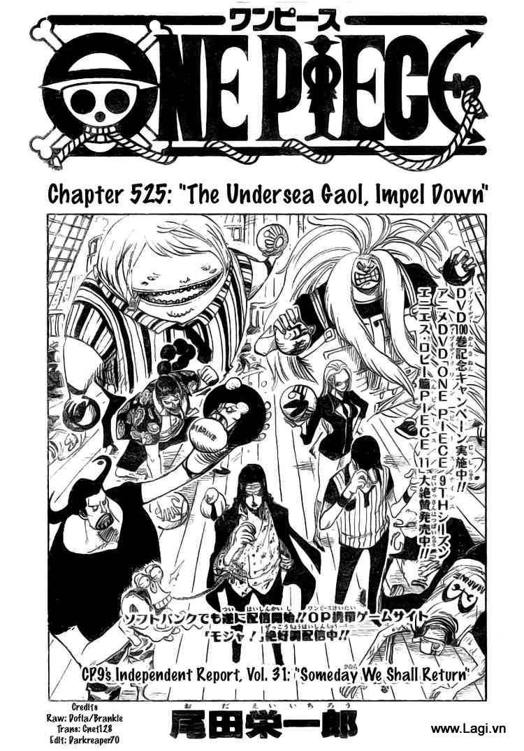 One Piece - Đảo Hải Tặc Chapter 525 - Image 1