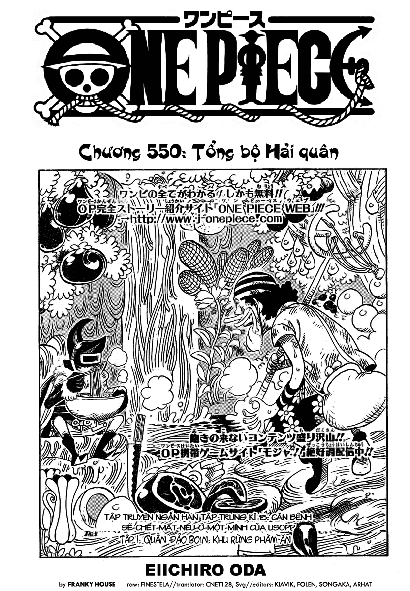 One Piece - Đảo Hải Tặc Chapter 550 - Image 1