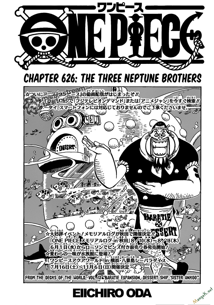 One Piece - Đảo Hải Tặc Chapter 626 - Image 1