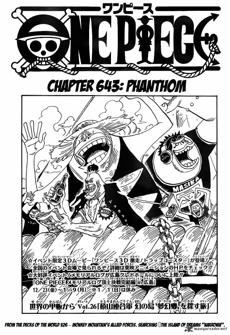 One Piece - Đảo Hải Tặc Chapter 643 - Image 1