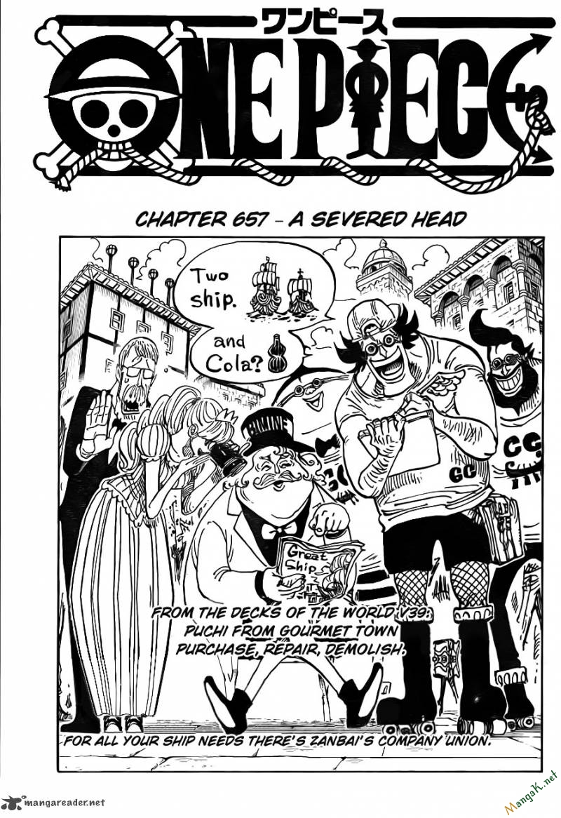 One Piece - Đảo Hải Tặc Chapter 657 - Image 1