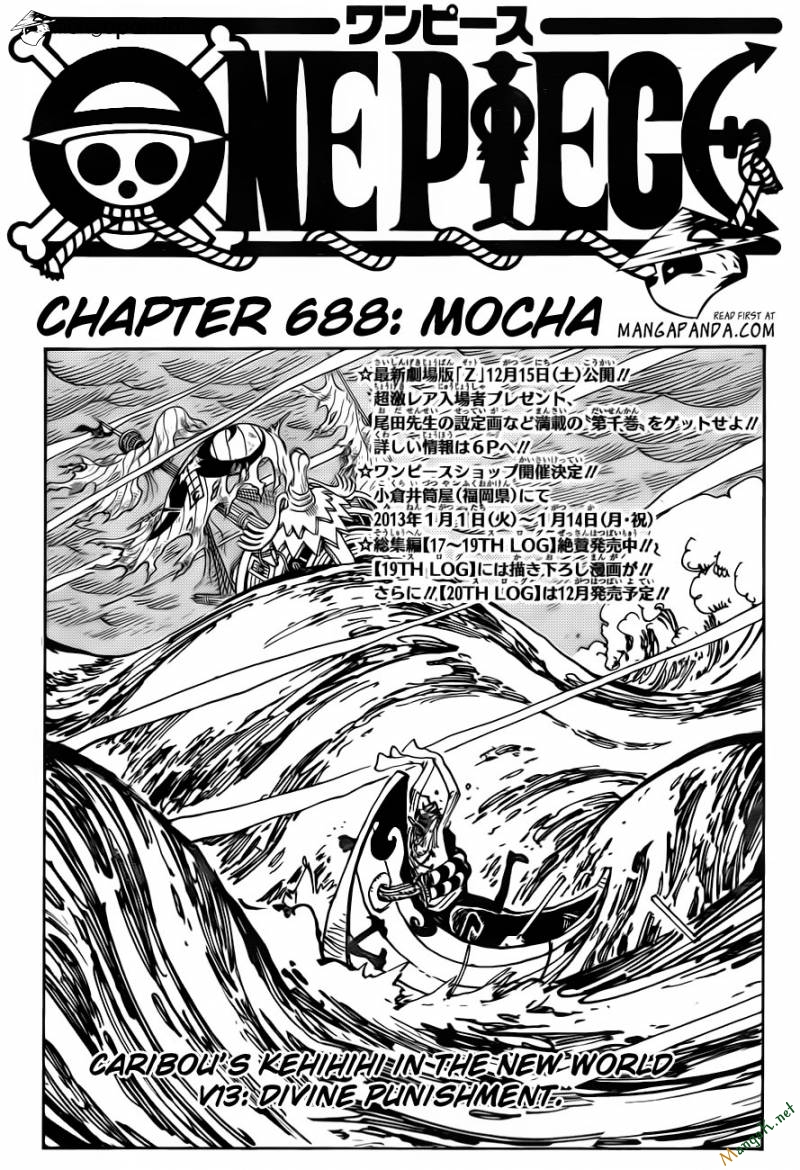 One Piece - Đảo Hải Tặc Chapter 688 - Image 1