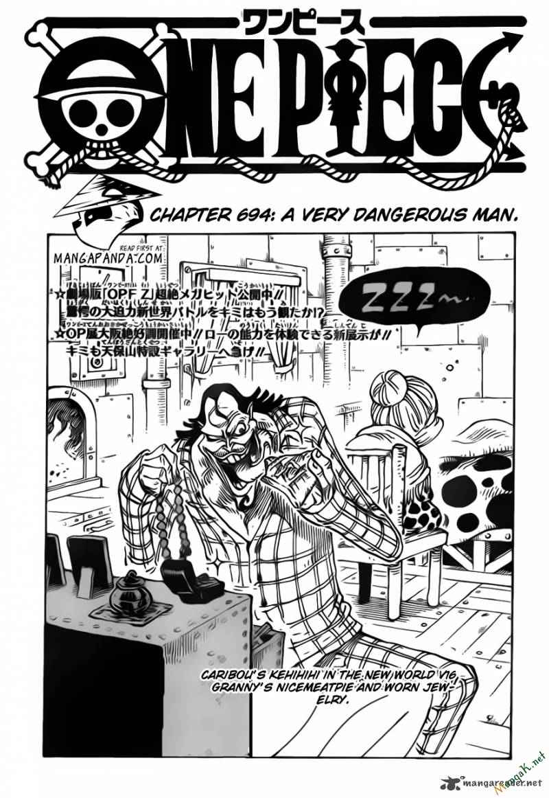 One Piece - Đảo Hải Tặc Chapter 694 - Image 1