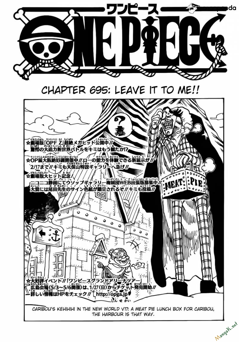 One Piece - Đảo Hải Tặc Chapter 695 - Image 1