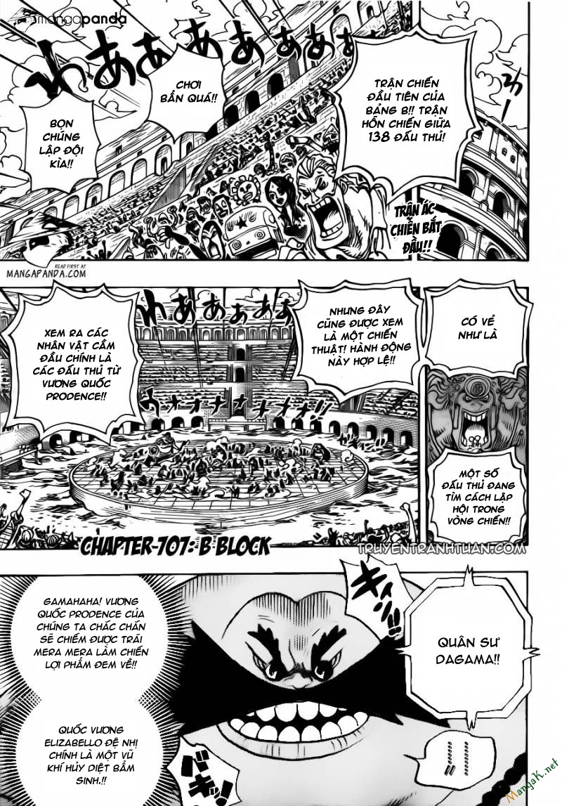 One Piece - Đảo Hải Tặc Chapter 707 - Image 2