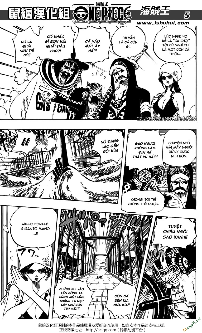 One Piece - Đảo Hải Tặc Chapter 710 - Image 4