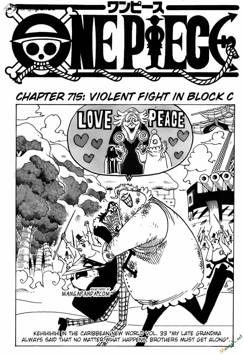 One Piece - Đảo Hải Tặc Chapter 715 - Image 1