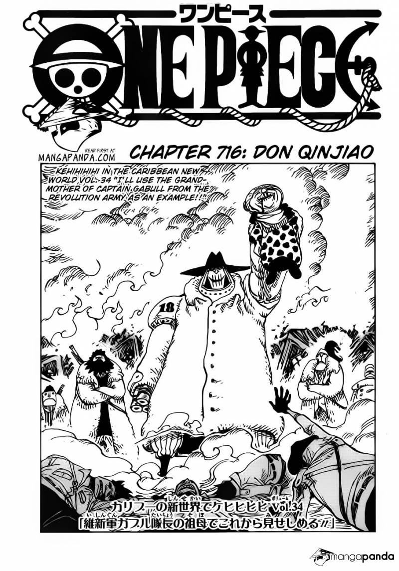 One Piece - Đảo Hải Tặc Chapter 716 - Image 1