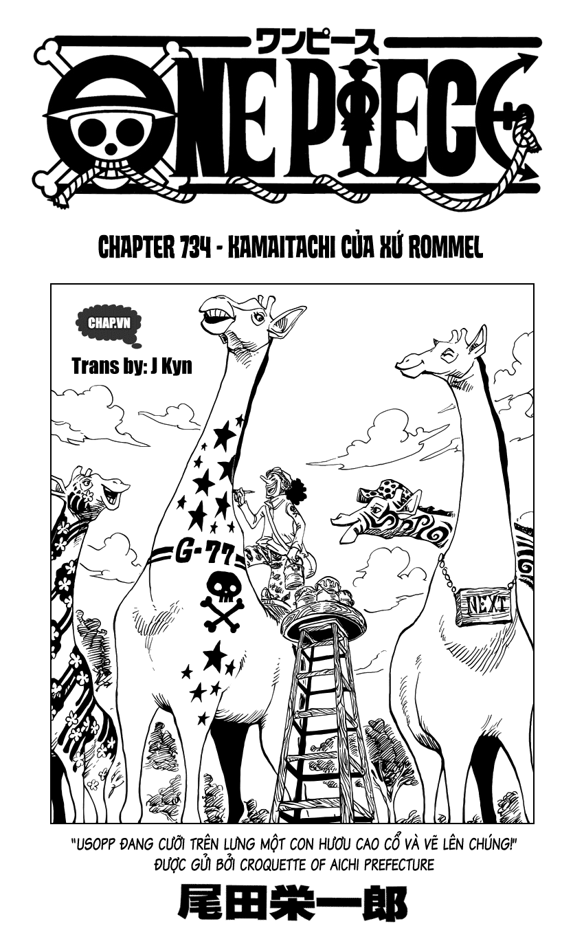 One Piece - Đảo Hải Tặc Chapter 734 - Image 1