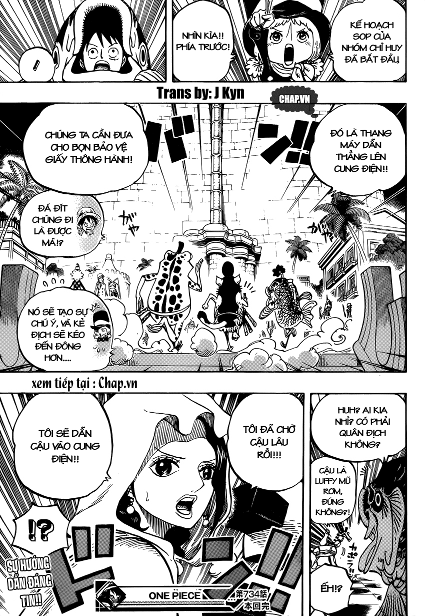 One Piece - Đảo Hải Tặc Chapter 734 - Image 18