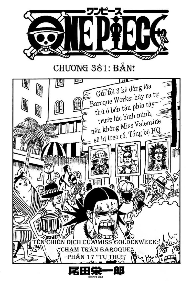 One Piece - Đảo Hải Tặc Chapter 381 - Image 1