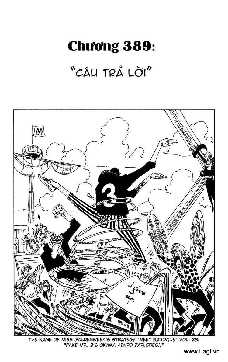 One Piece - Đảo Hải Tặc Chapter 389 - Image 1